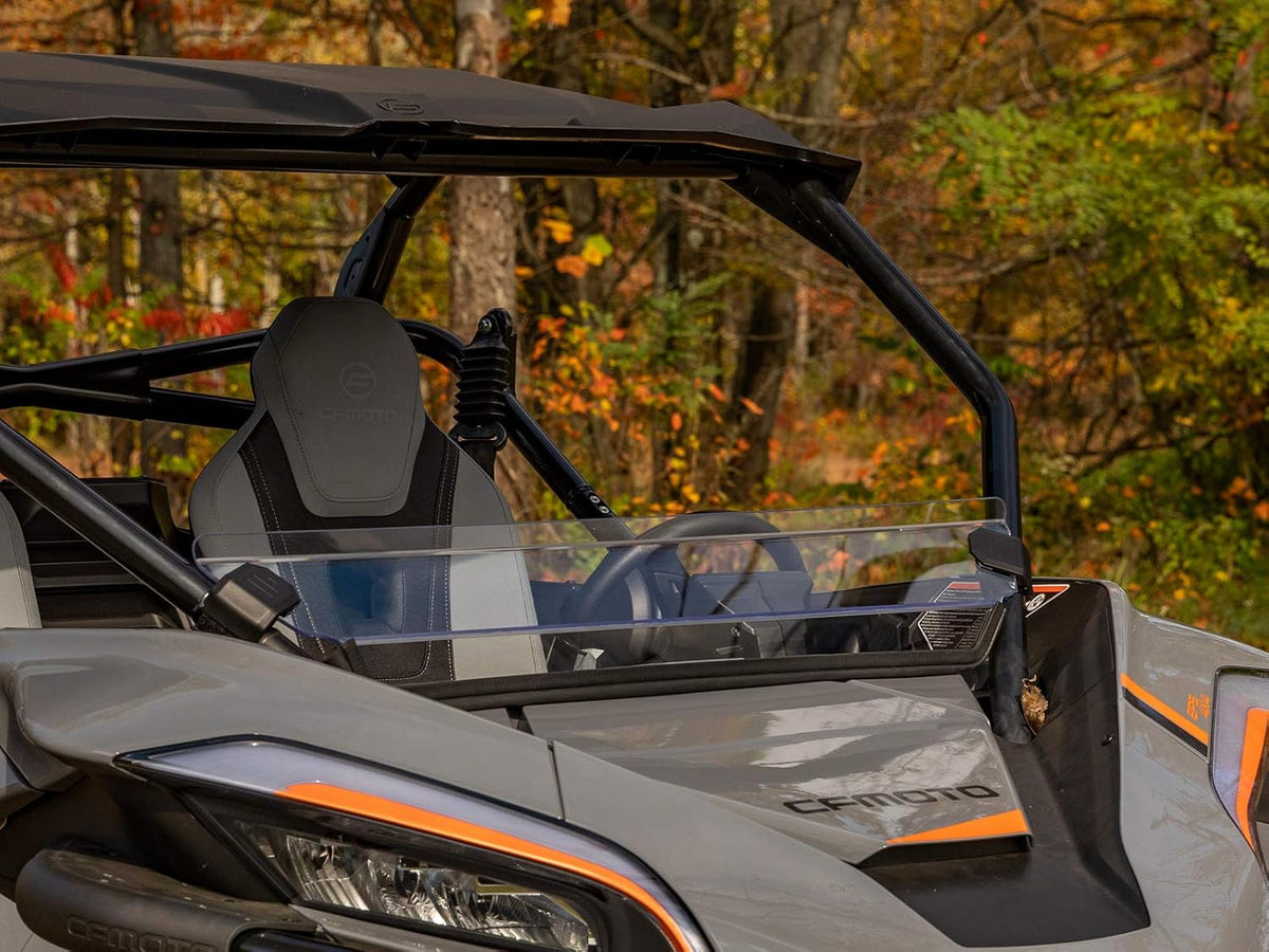 Clear 1/4 Polycarbonate Half Windshield Z87923