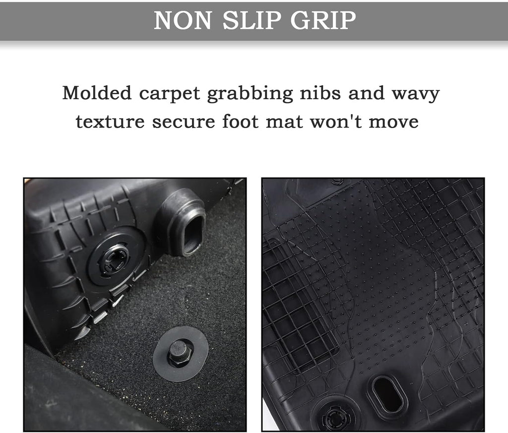 Front and Back TPE Floor Mats Pack of 2 U19483