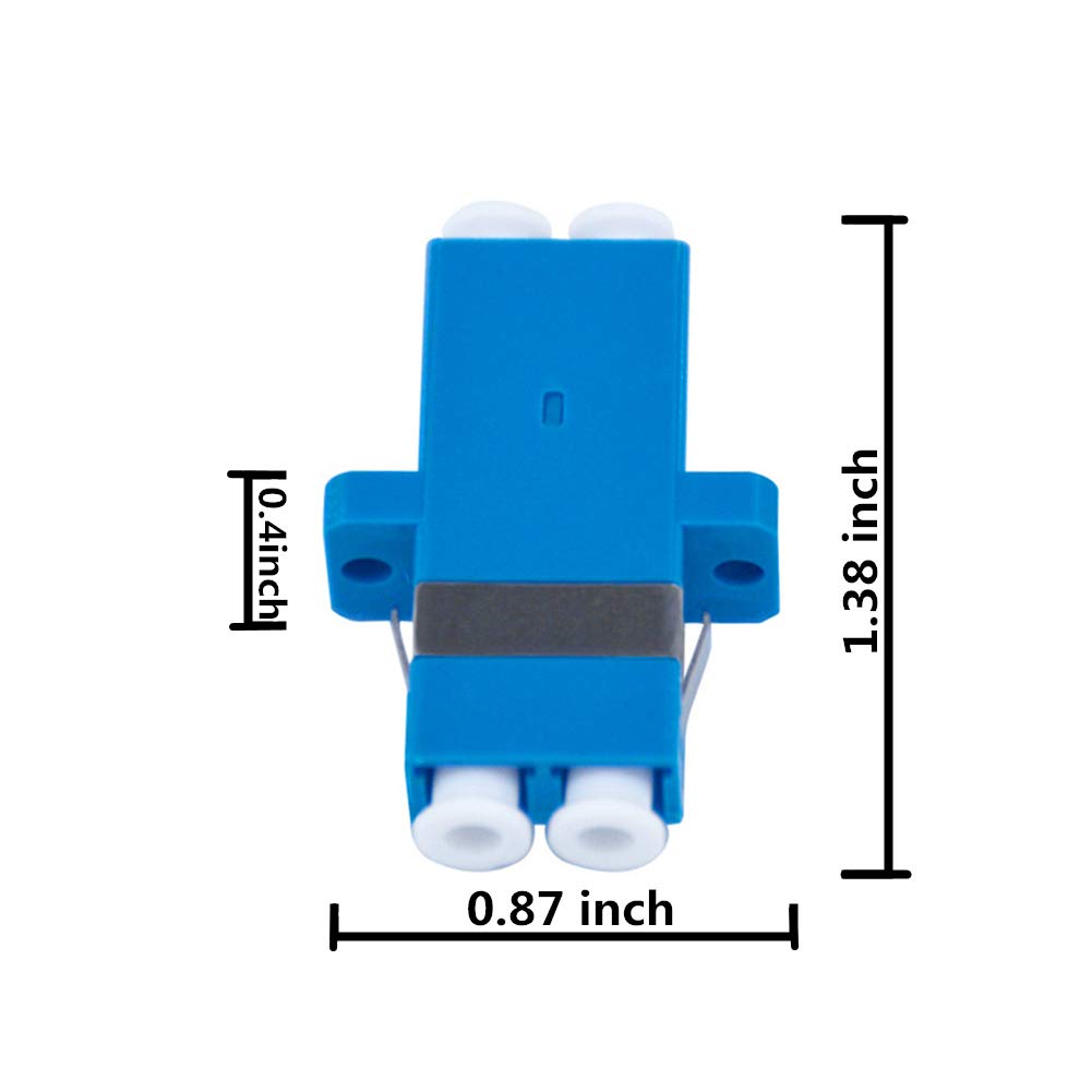 Fiber Optic Cable Adapter LC to LC Duplex 6 Pack G8484