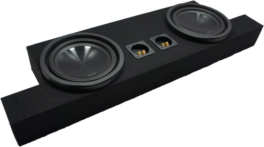 2004-2012 Chevy Colorado Crew Cab Dual 10 Subwoofer Box Enclosure R6071