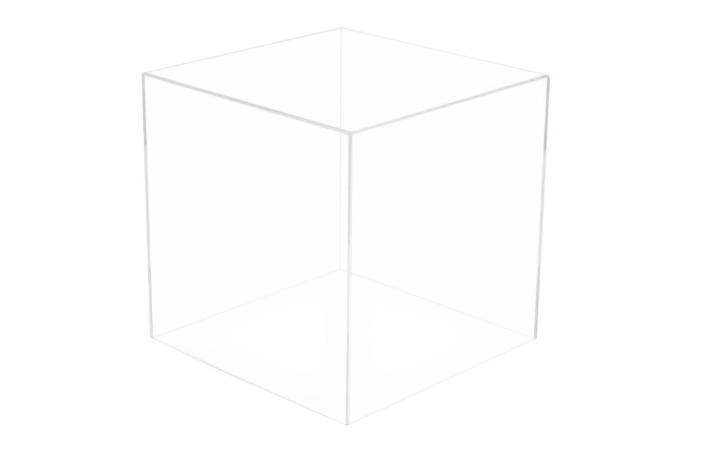 Clear Acrylic Bowling Ball Display Case with Silver Risers D6997