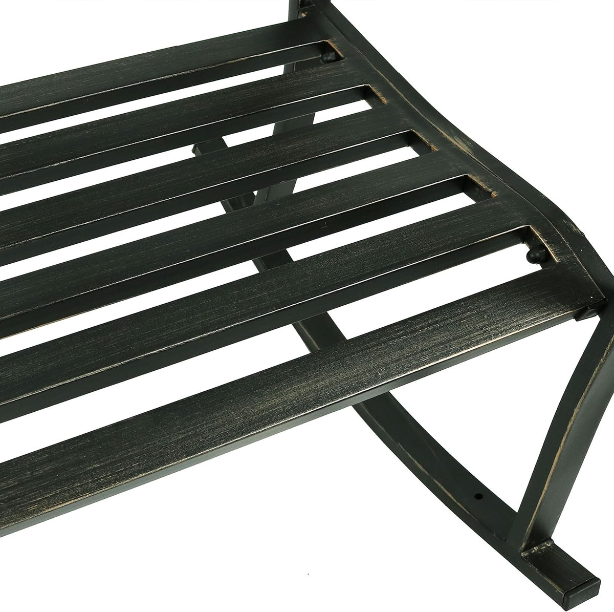 Cast Iron and Steel Outdoor Rocking Chair W601478