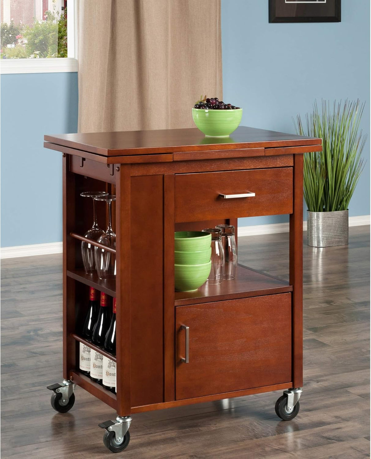 Walnut Kitchen Cart Y272884