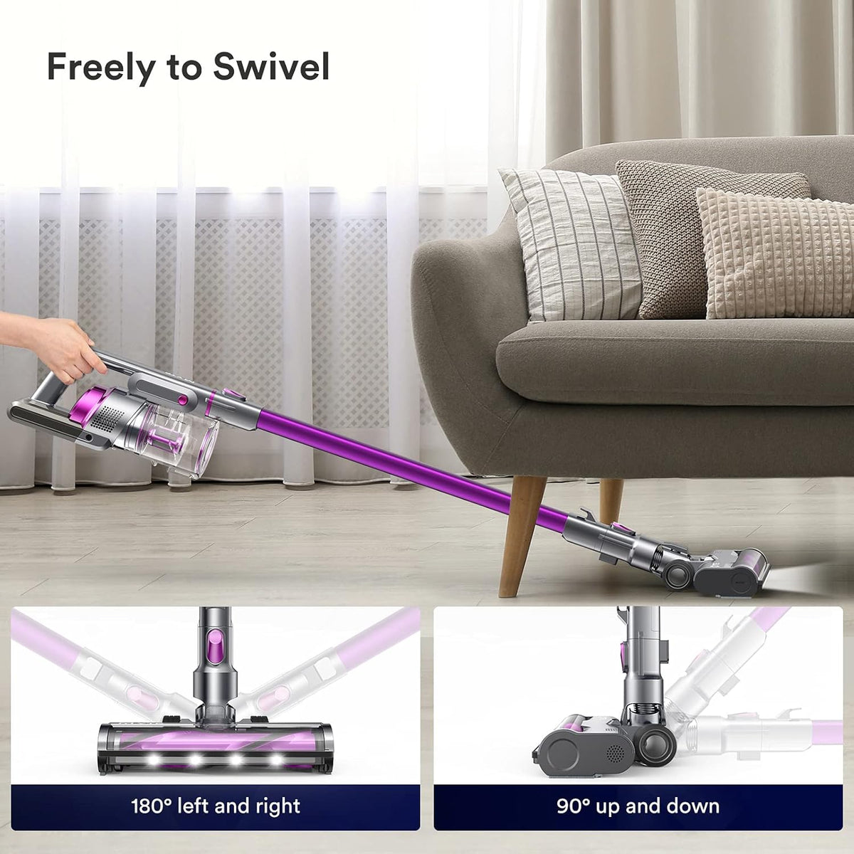 Cordless Stick Vacuum Cleaner 8 in 1 R1372