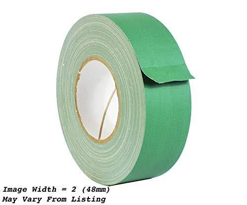 Green Low Gloss Gaffer Tape 2 in. x 60 Yards Pack of 24 L724