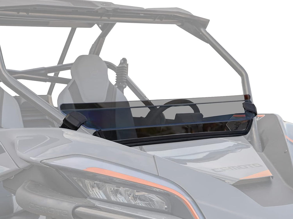 Clear 1/4 Polycarbonate Half Windshield Z87923
