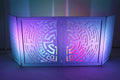 DJ Facade / DJ Booth 4 Panel White Frame C14676