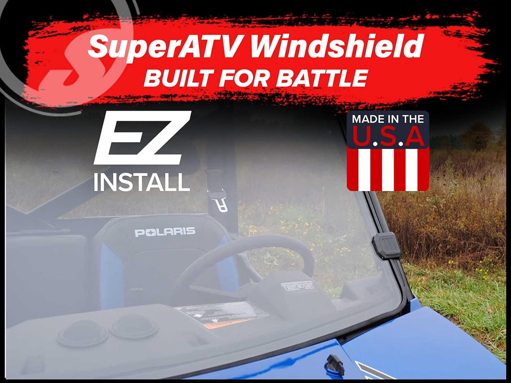 Heavy Duty Full Windshield 1/4 Thick Clear Polycarbonate O693