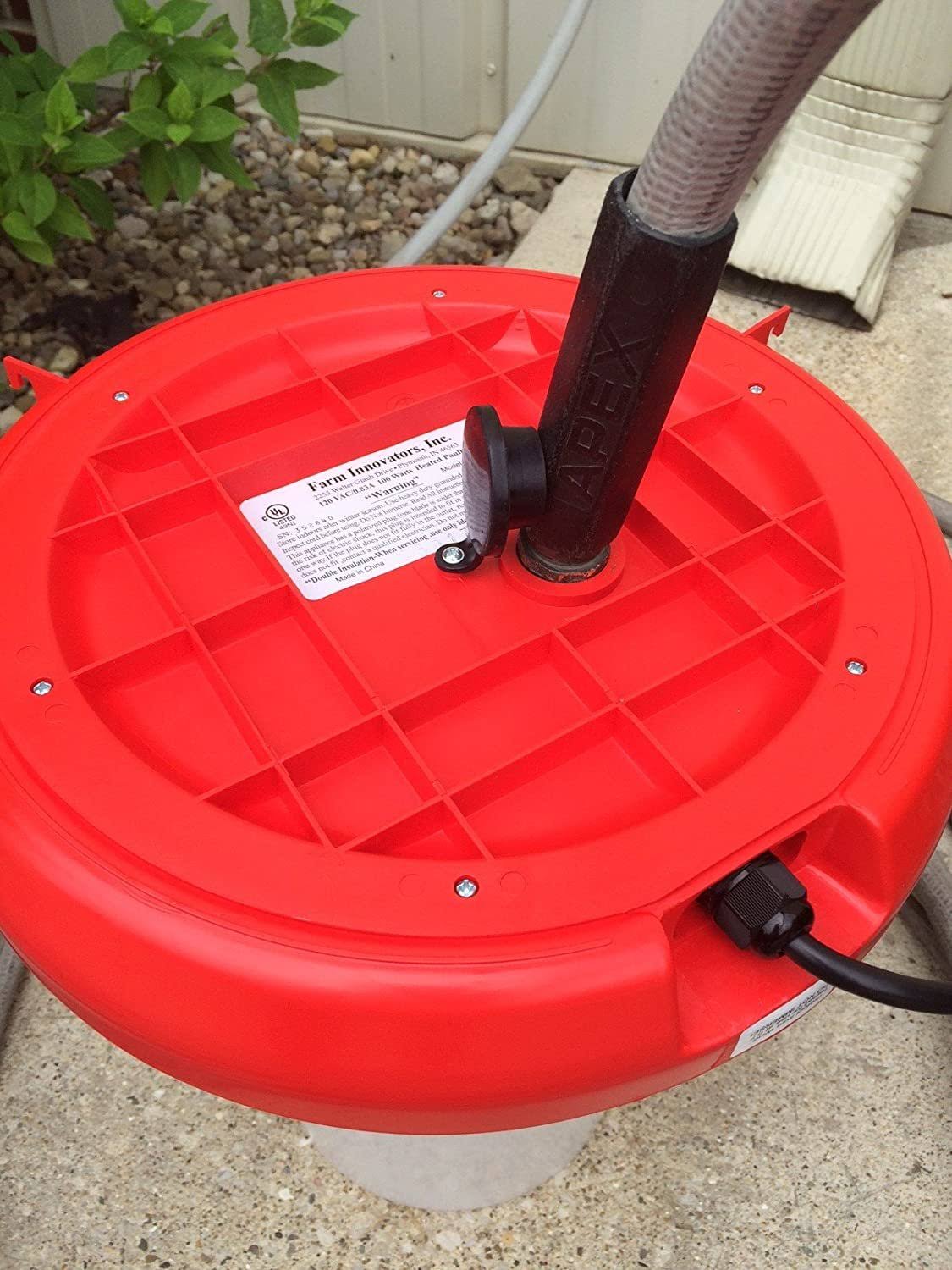 3 Gallon 100-Watt Heated Plastic Poultry Fountain F470771