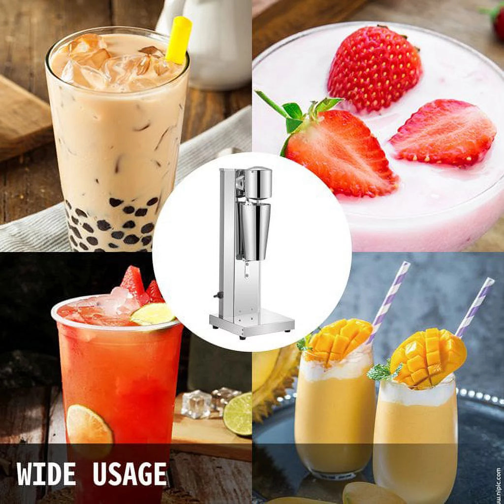 Commercial Electric Milkshake Maker Drink Mixer, Silver G66119