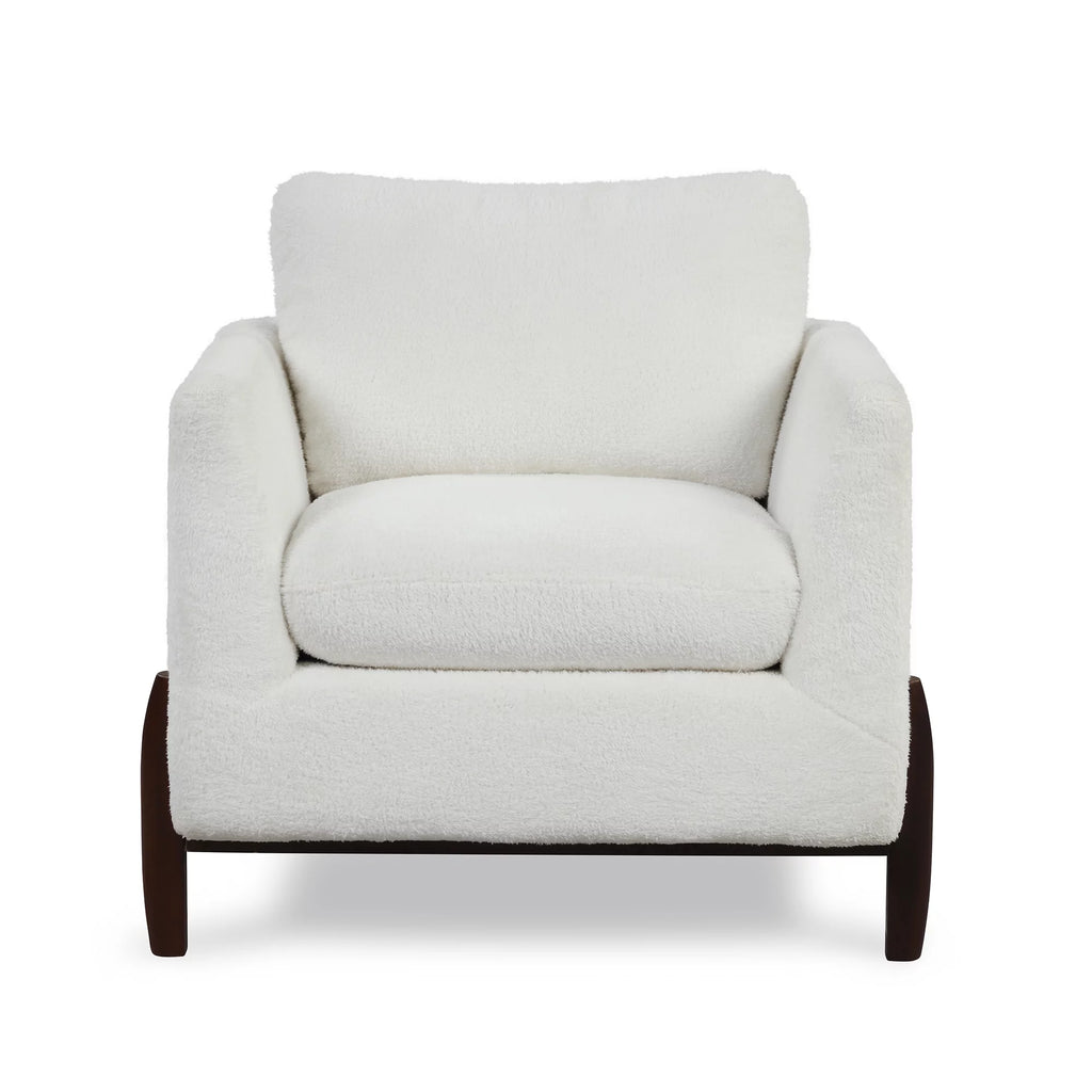Sherpa Chair with Wood Legs K33122