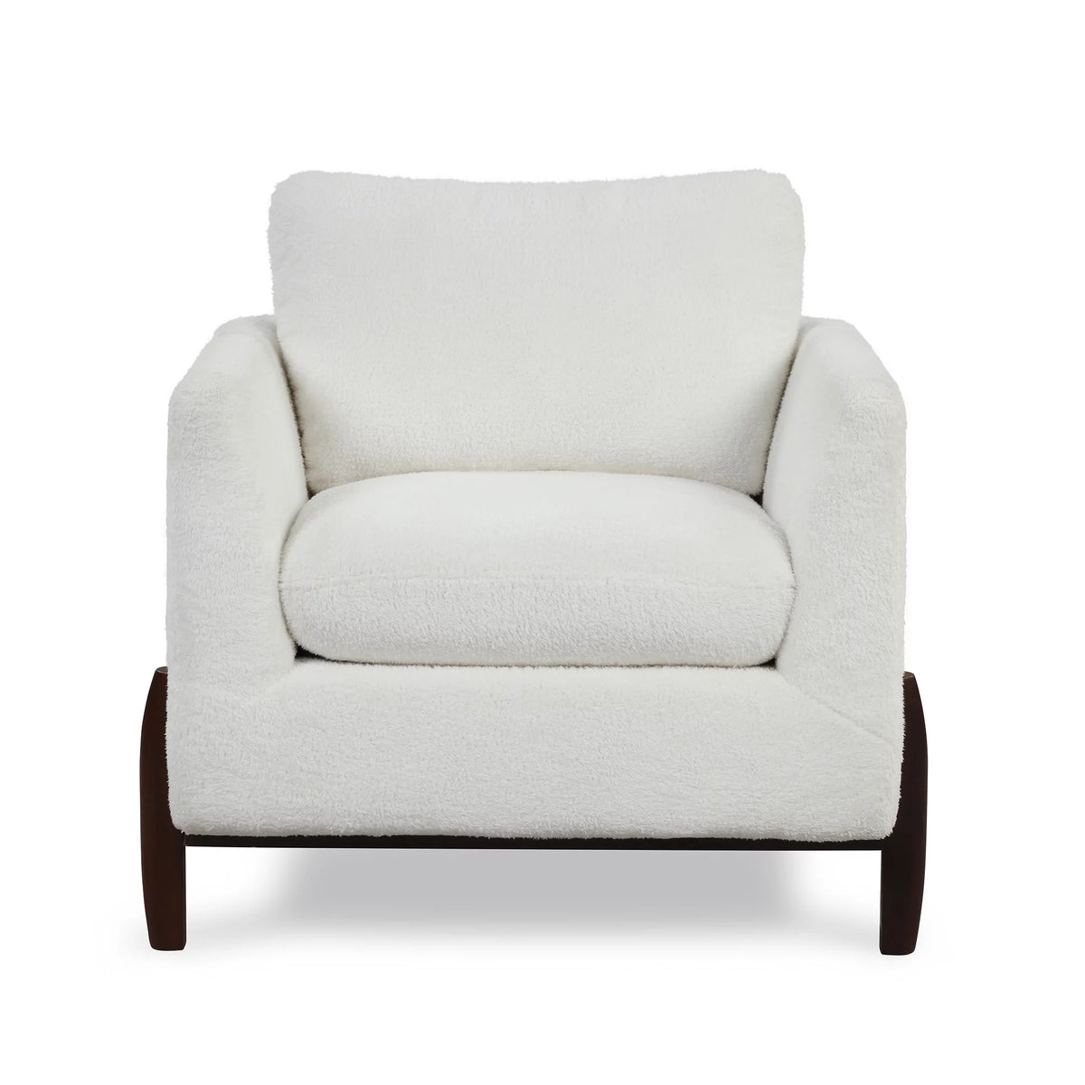 Sherpa Chair with Wood Legs K33122
