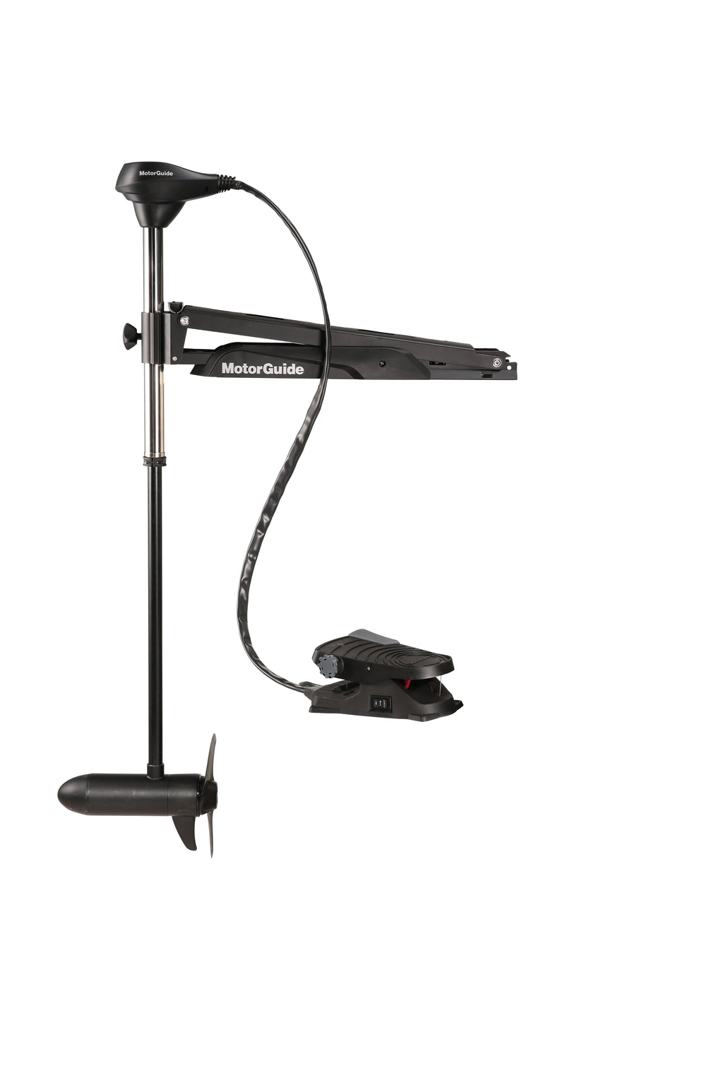 Freshwater Bow Mount Trolling Motor Cable Steer Foot-Control 36-Inch Shaft 55-Pound Peak Thrust Y7113