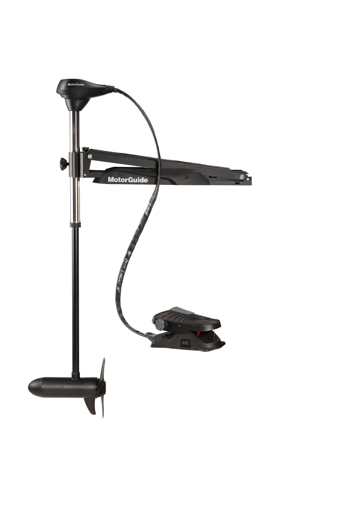 Freshwater Bow Mount Trolling Motor Cable Steer Foot-Control 36-Inch Shaft 55-Pound Peak Thrust Y7113