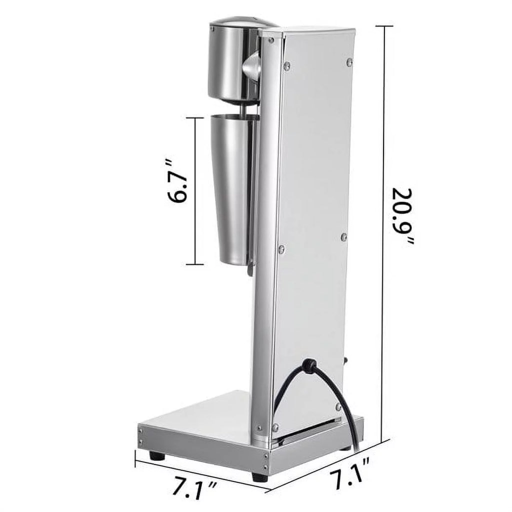 Commercial Electric Milkshake Maker Drink Mixer, Silver G66119