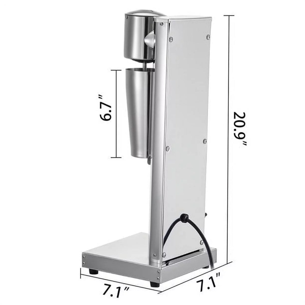 Commercial Electric Milkshake Maker Drink Mixer, Silver G66119
