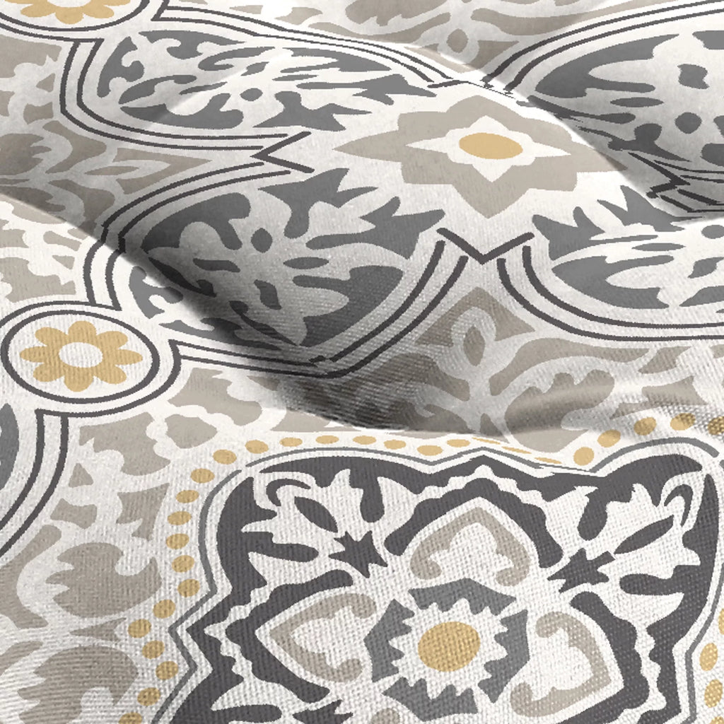 3-Piece Grey Tufted Outdoor Cushion Set G1697