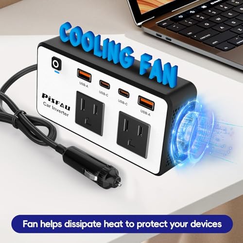 300W Car Power Inverter 12V to 110V U7586