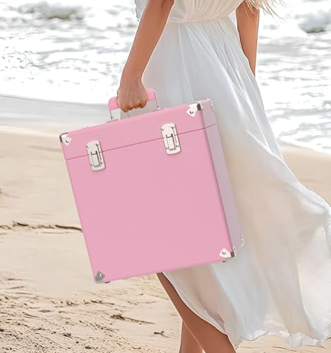Vinyl Storage and Carrying Case Waterproof Portable Organizer Holds 50 7-12 Inch Records Z976170