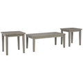 3 Piece Solid Wood Coffee Table Set A7880