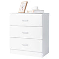 White 3 Drawer Dresser C808944