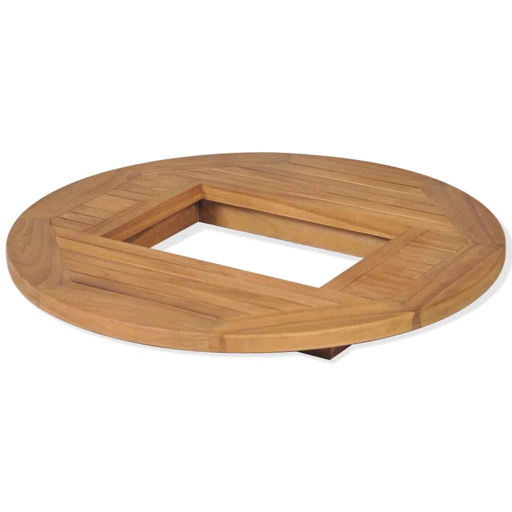 Crate Tabletop Teak 27.6" Z575