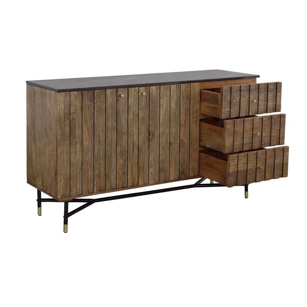3-Drawer Solid Wood Credenza F51899