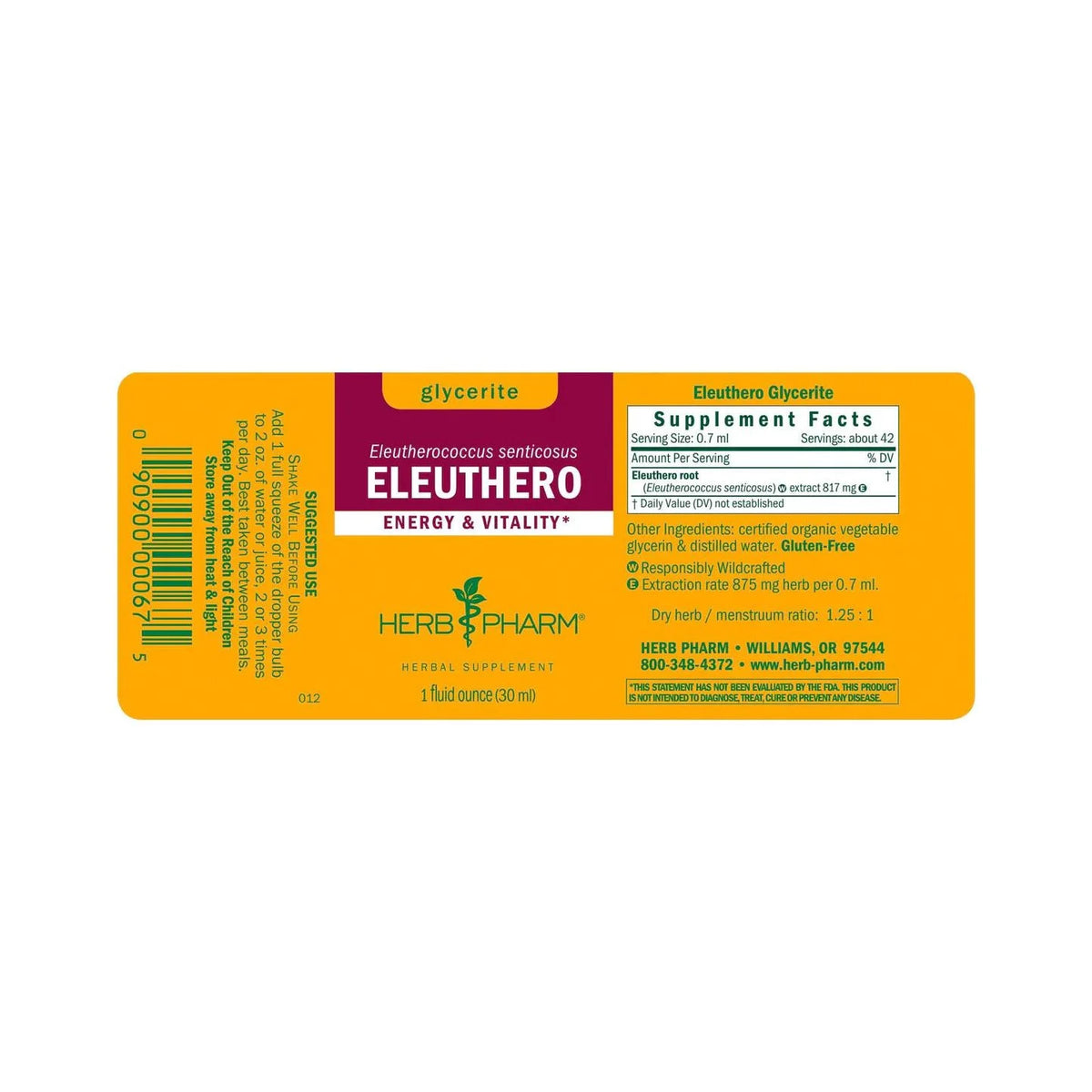 Eleuthero Glycerite F698