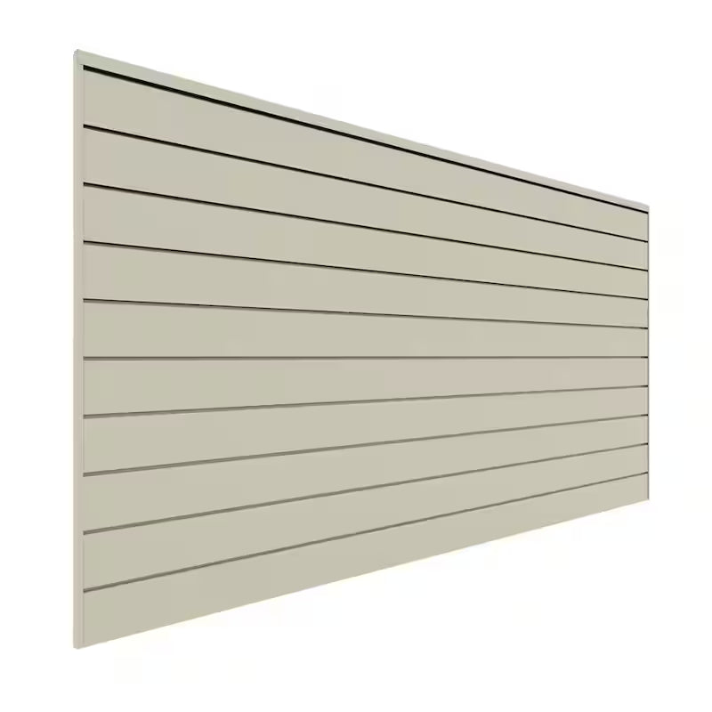 PVC Slatwall 8 ft. x 4 ft. Sandstone F903029