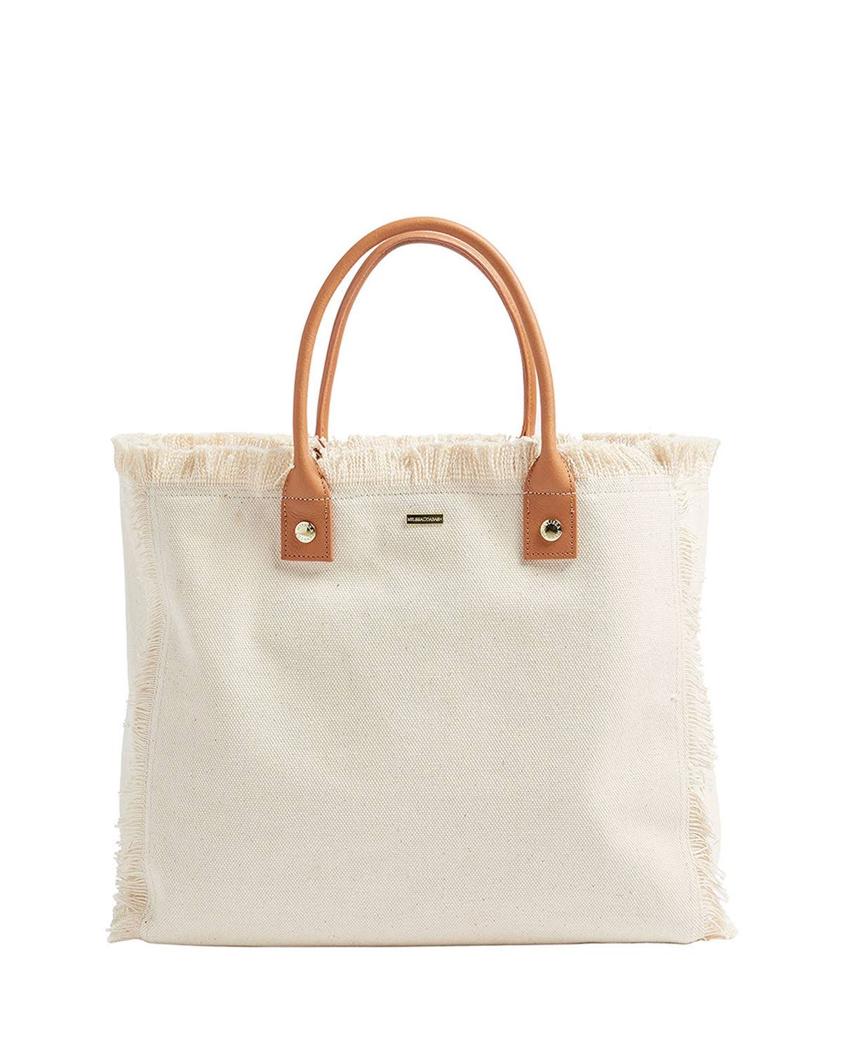 Beige Large Beach Tote P205