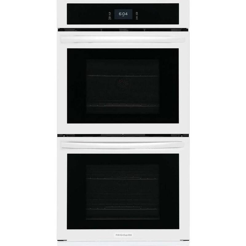 Double Electric Built-In Wall Oven with Convection in White S9005