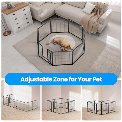 Portable 32" Height 8 Panels Heavy Duty Dog Playpen F3028