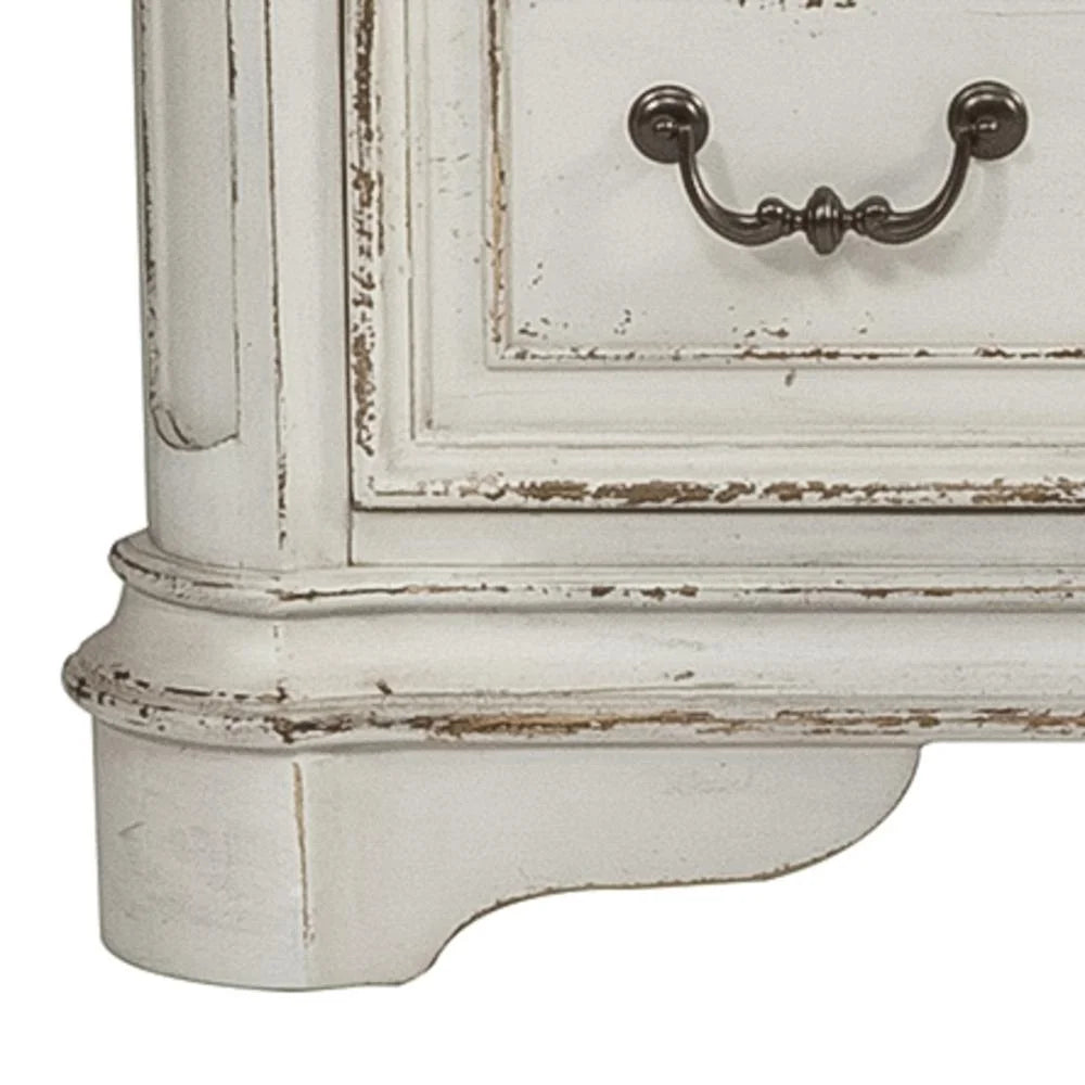 White Dresser & Mirror Y9240