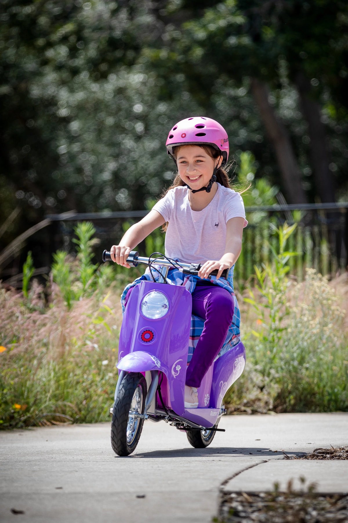 Purple Electric Scooter M2640