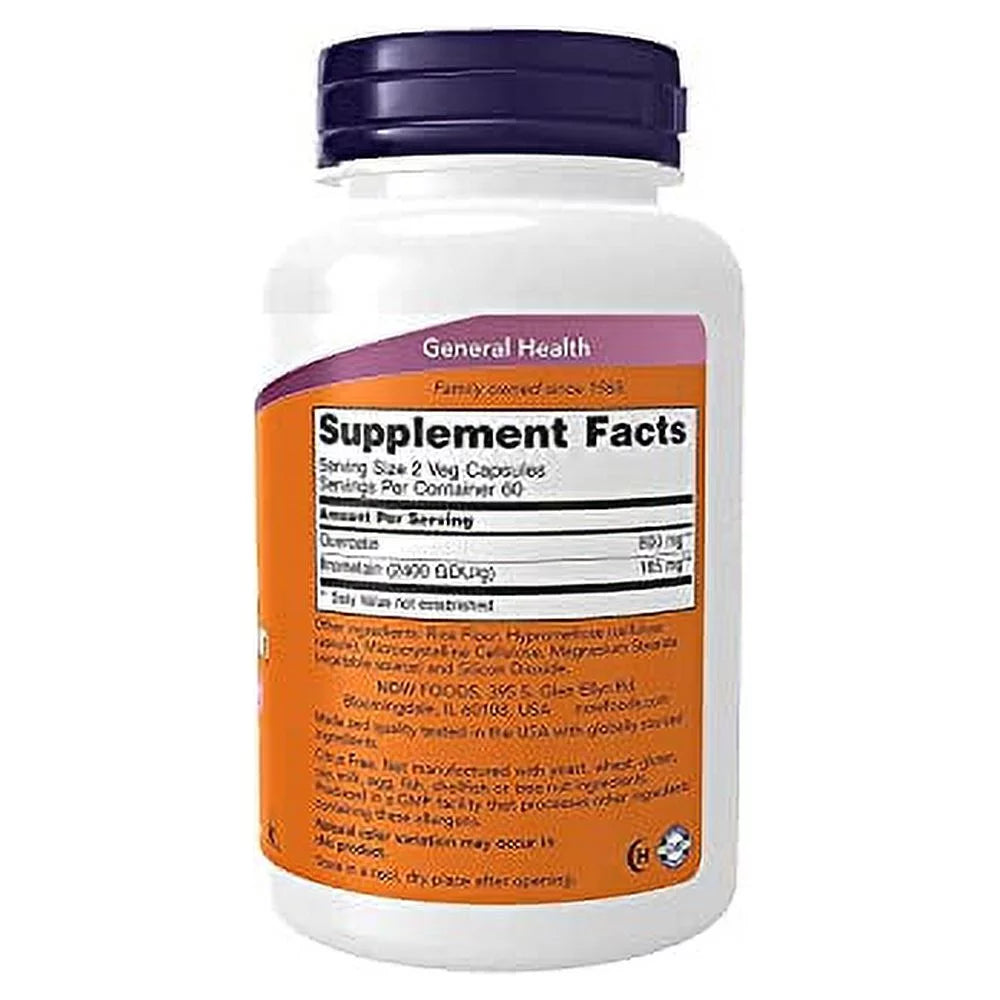 Quercetin with Bromelain 120 VegiCaps H3069