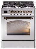 30 Dual Fuel Propane Gas Range in Stainless Steel L193078