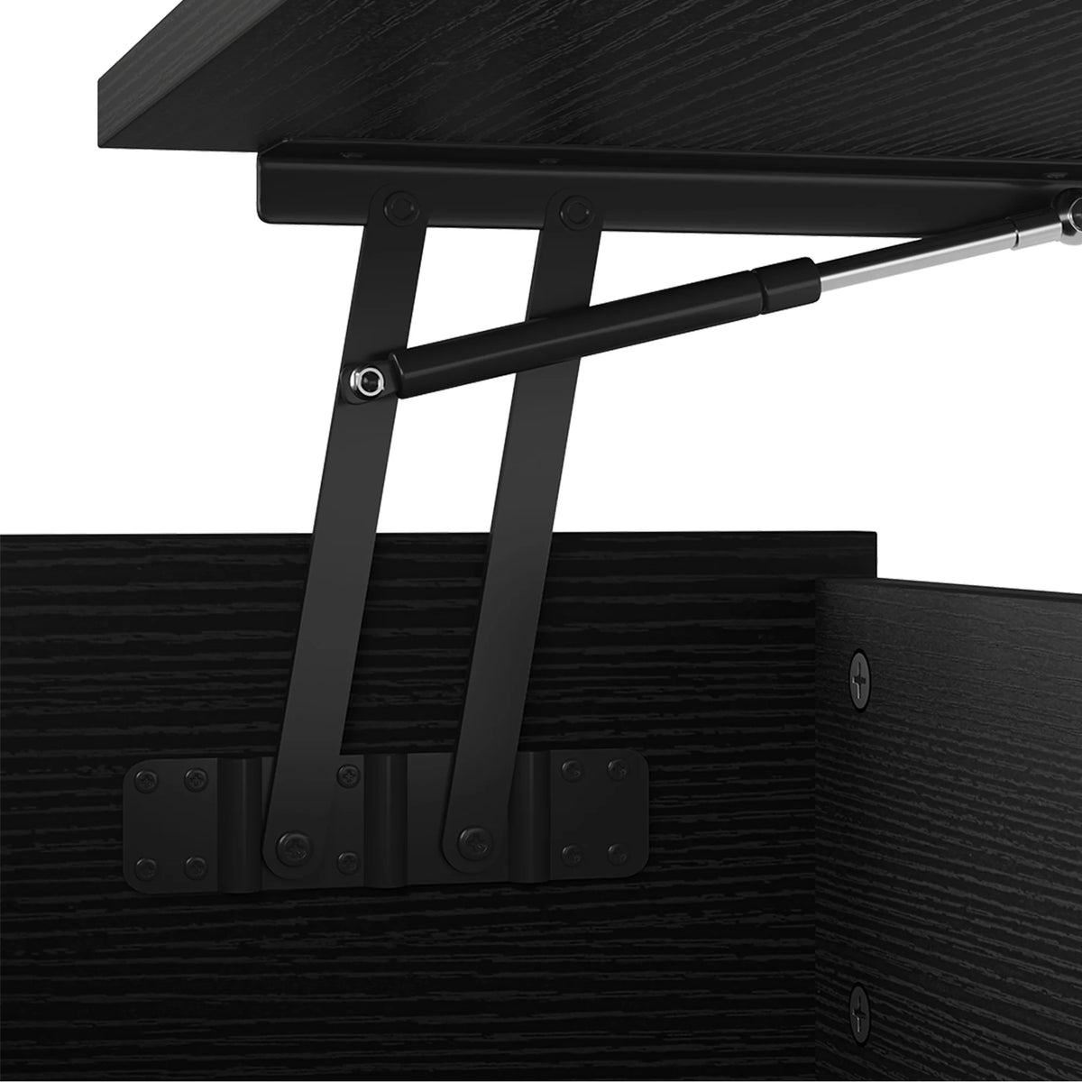 Black Lift Top Coffee Table with Storage E503