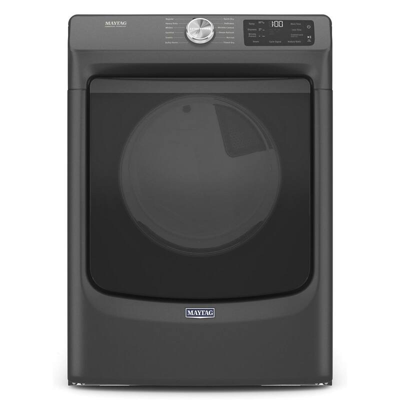 Vented Gas Dryer in Volcano Black W17420