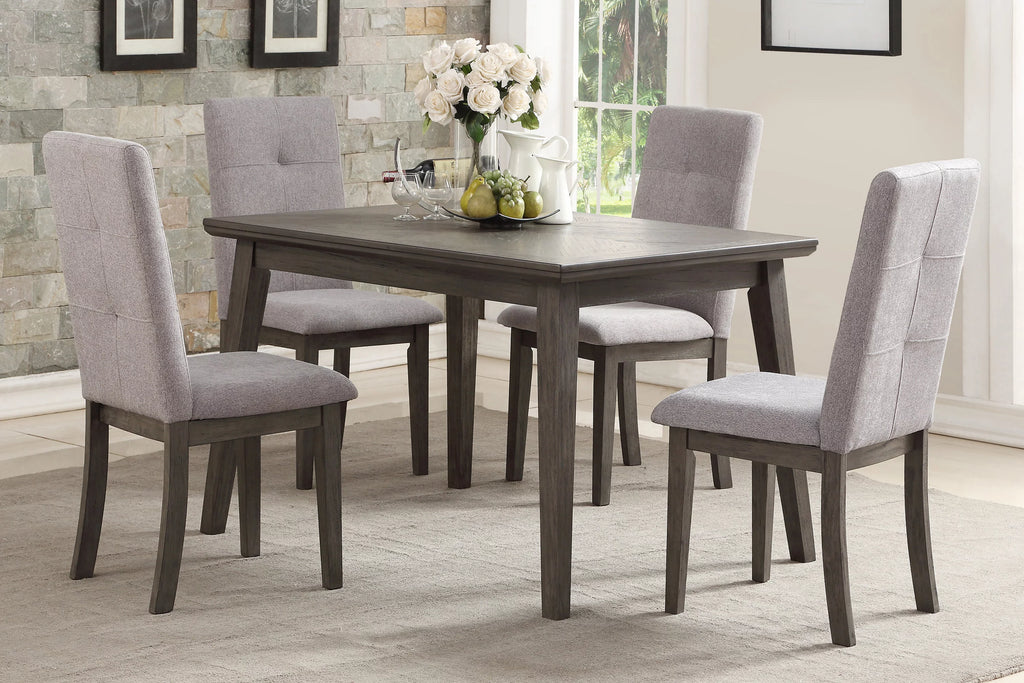 Gray Veneer Wood Dining Table C553740