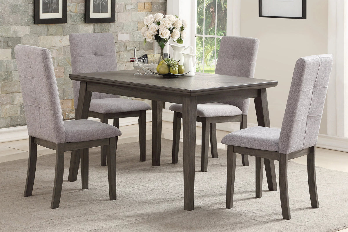 Gray Veneer Wood Dining Table C553740