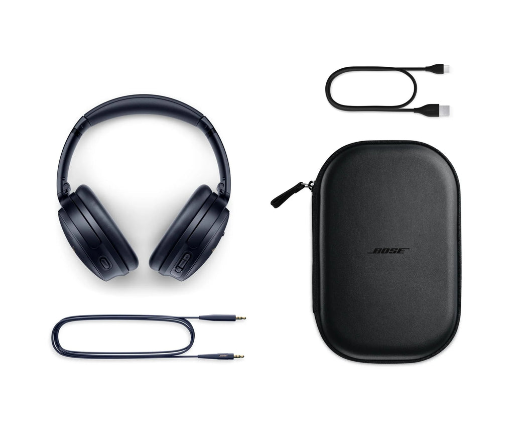 Black Noise Cancelling Over-Ear Wireless Bluetooth Headphones A6676
