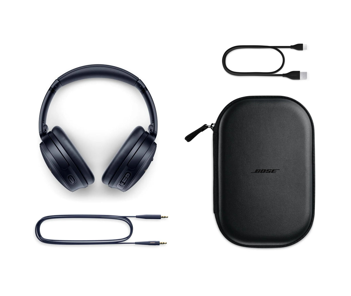 Black Noise Cancelling Over-Ear Wireless Bluetooth Headphones A6676