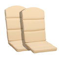 High-Back Olefin Fabric Patio Cushion Set of 2 C21914