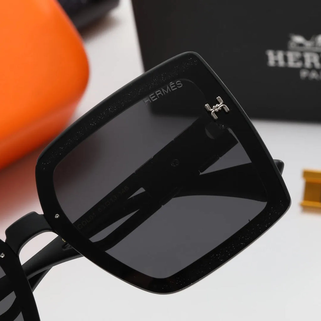 Fashion Big H Hollow Temple Polarized Sunglasses G2049