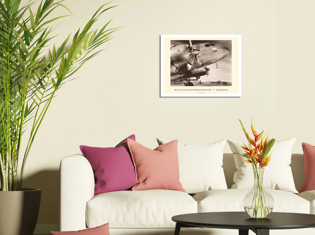 Vintage Aviation Poster 18 x 24 in T45173