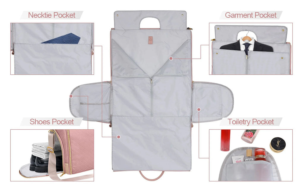 Convertible Garment Bag with Shoe Compartment R4736