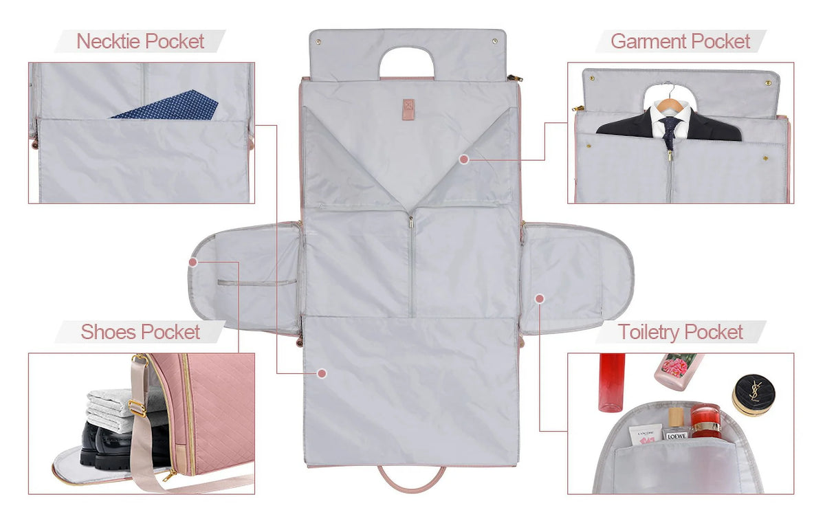 Convertible Garment Bag with Shoe Compartment R4736