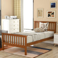 Twin Wood Platform Bed Frame V70777