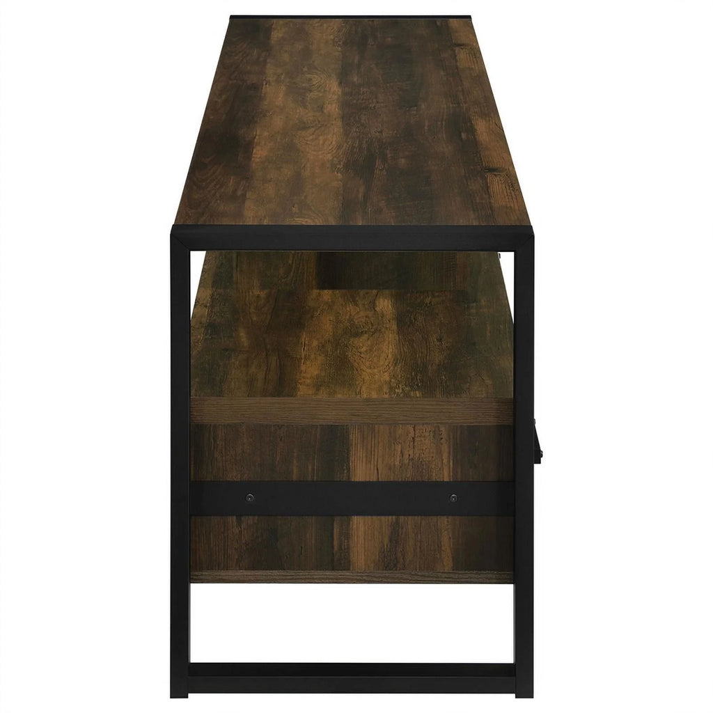 3-Drawer Farmhouse Wood TV Stand U7950