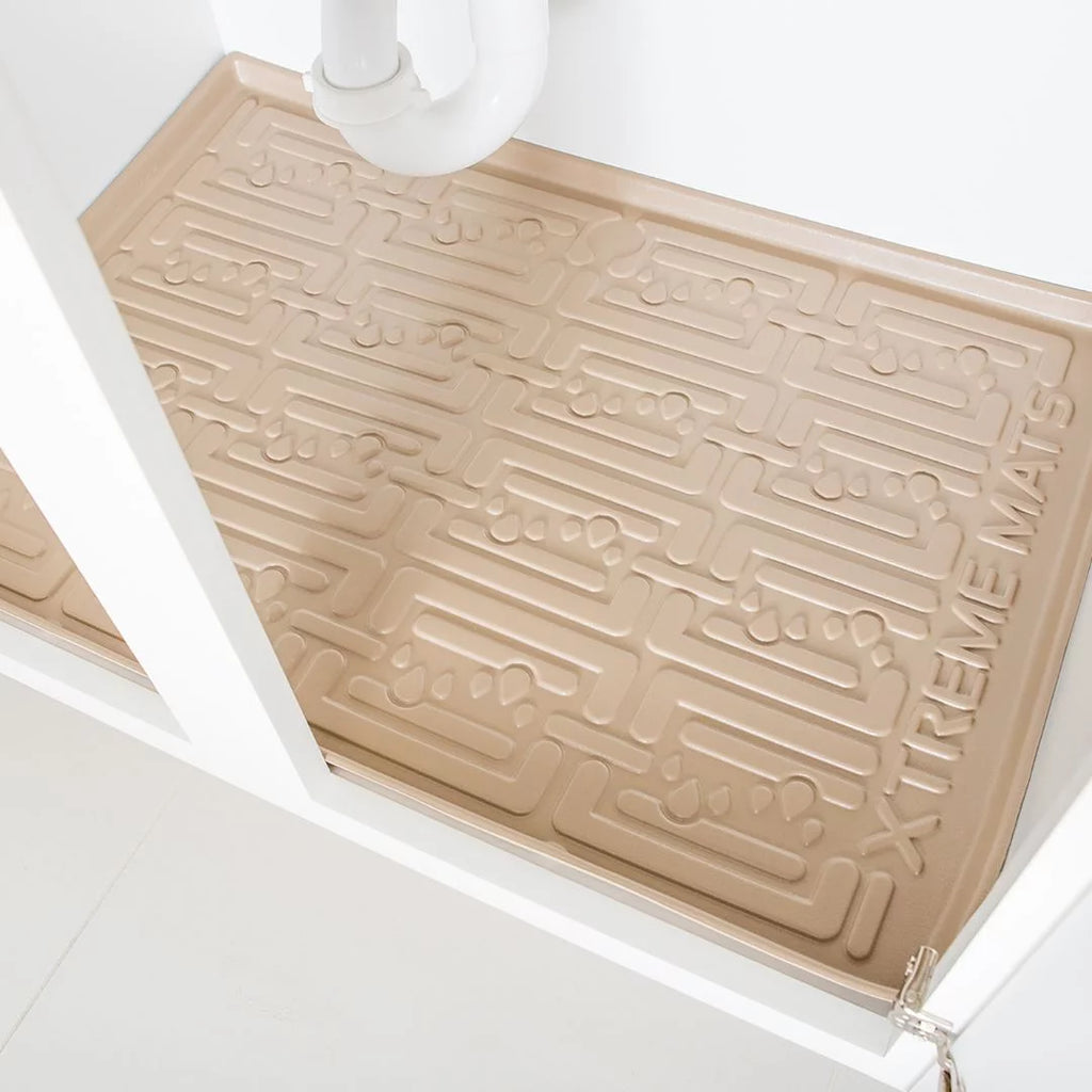 Waterproof Under Sink Mat 22" x 19" Bathroom Shelf Protector Q414215